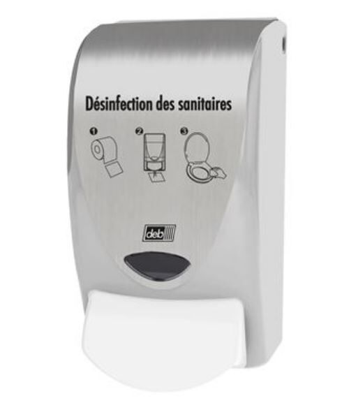 Distributeur désinfection lunette WC