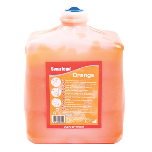Savon d'atelier SWARFEGA ORANGE avec microbilles