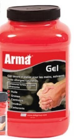Savon d'atelier ARMA GEL avec microbilles parfum ORANGE