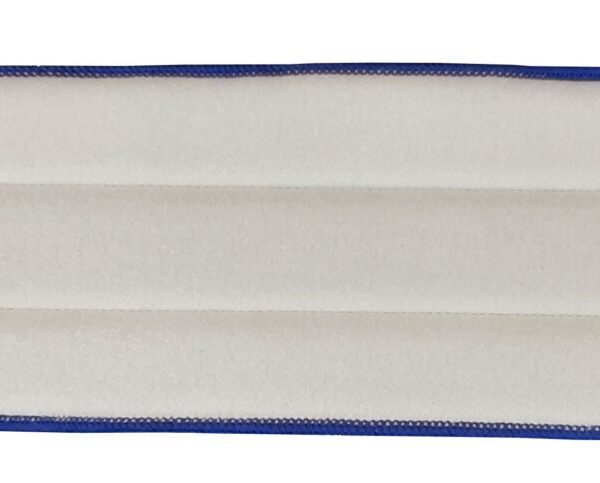 Frange micro velcro épaisse BLEU (60cm)