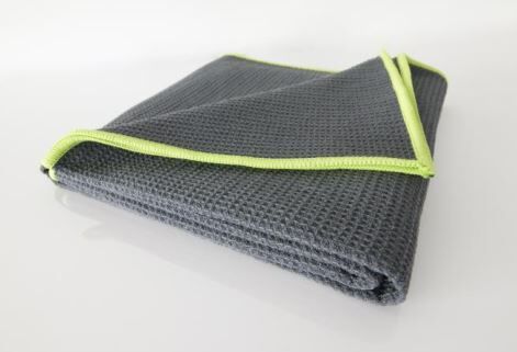 Torchon vaisselle microfibre GRIS/VERT 40x80cm DELTA