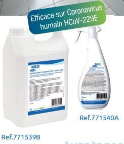 Détartrant désinfectant sanitaire KEO