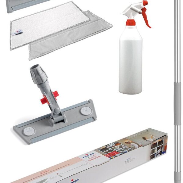 Kit pour le nettoyage des vitres pour surfaces basses/hautes