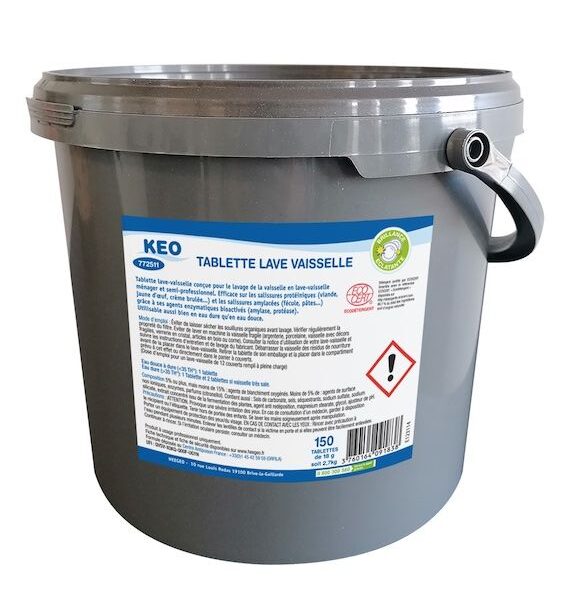 Tablettes lave vaisselle KEO Ecocert