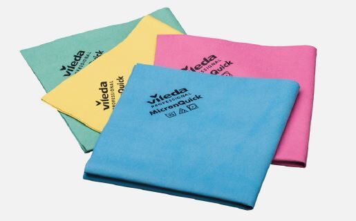 Lavette non tissée microfibre r-MicronQuick JAUNE (38x40cm)