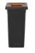 Poubelle FIT NOIR + Insert MARRON (50L)