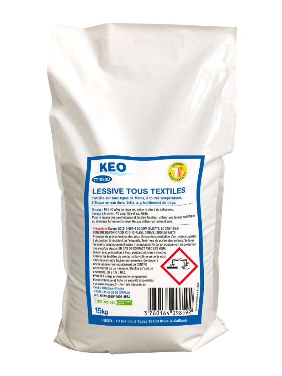 Lessive tous textiles