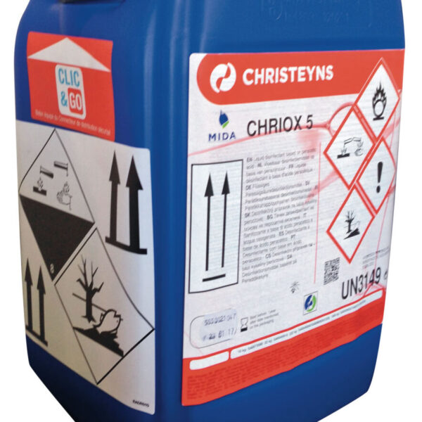 Désinfectant acide peracétique MIDA CHRIOX 5 'Click and go'
