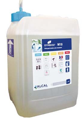 Détergent alcalin sols et surfaces auto-moussant SYMBIOZ M18