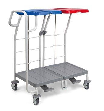 Chariot ramassage linge 2x70 lt