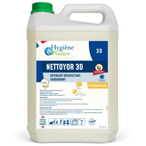 NETTOYOR 3D PAMPLEMOUSSE 5L