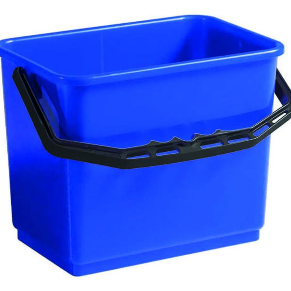 SEAU PLASTIQUE BLEU 6L
