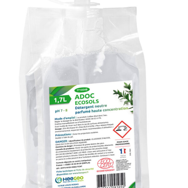 Détergent neutre parfumé haute concentration ADOC ECO-SOLS