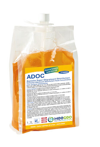 Dégraissant désinfectant alimentaire ADOC BACTALIM SUPER