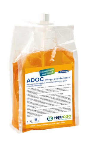 Liquide de lavage désinfectant ADOC PLONGE DESINFECTANT
