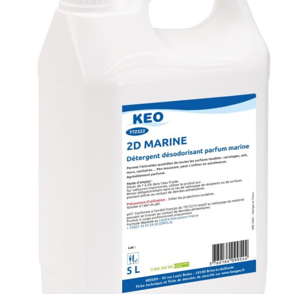 Détergent désodorisant KEO 2D parfum MARINE