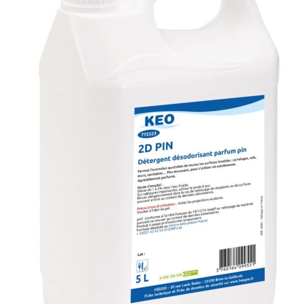 Détergent désodorisant KEO 2D parfum PIN