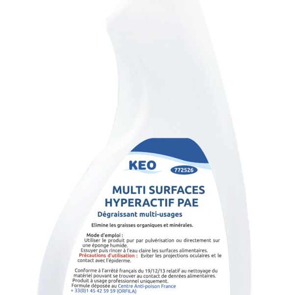 Dégraissant multi-surfaces hyperactif KEO PAE