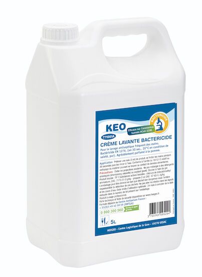 Savon crème lavante KEO bactéricide sans parfum