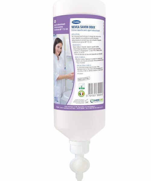 Savon crème lavante NEVEA glycérinée avec agent adoucissant
