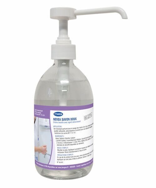 Savon crème lavante NEVEA avec agent adoucissant et pompe
