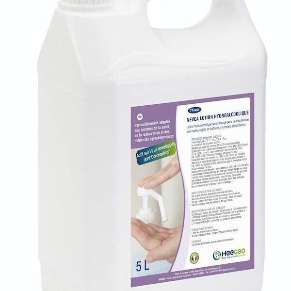 Lotion hydroalcoolique sans rinçage NEVEA Ecocert