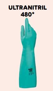 Gant de plonge avec manchette ULTRANITRIL 480 VERT T9