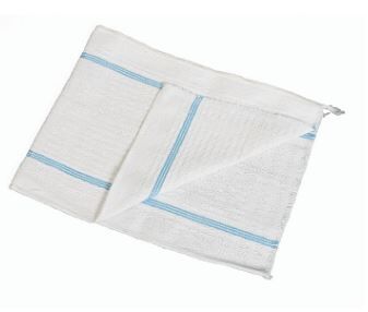 Lavette gaufrée BLANC (30x70cm)