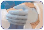 GANTS NITRILE NON POUDRÉS BLEU T9/L /100