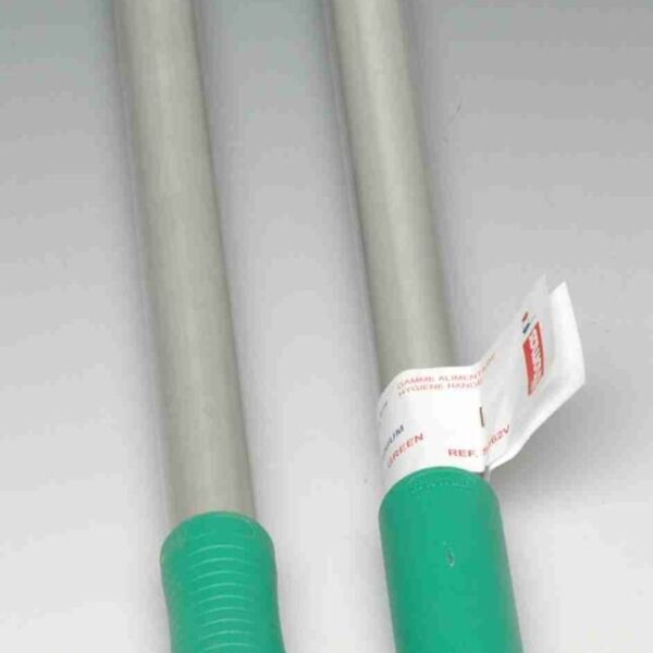 Manche à vis aluminium anodisé alimentaire VERT (140cm)
