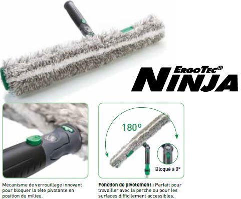 Mouilleur tissu mixte ERGOTEC NINJA  (35cm)
