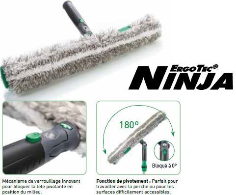Mouilleur tissu mixte ERGOTEC NINJA  (45cm)