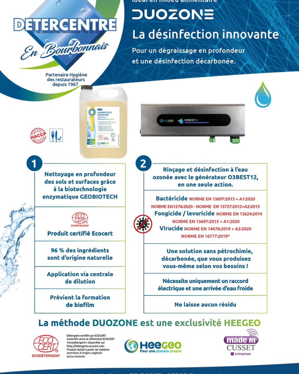 duozone desinfection eau ozonee