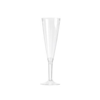 Verrerie réutilisable flûtes champagne et verres sur pied Detercentre